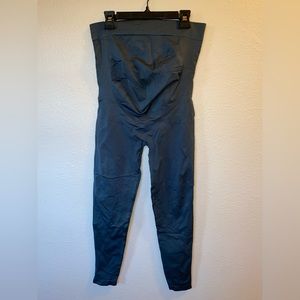 BLANQI EVERYDAY Maternity Belly Support Leggings Size: L Blue/Gray